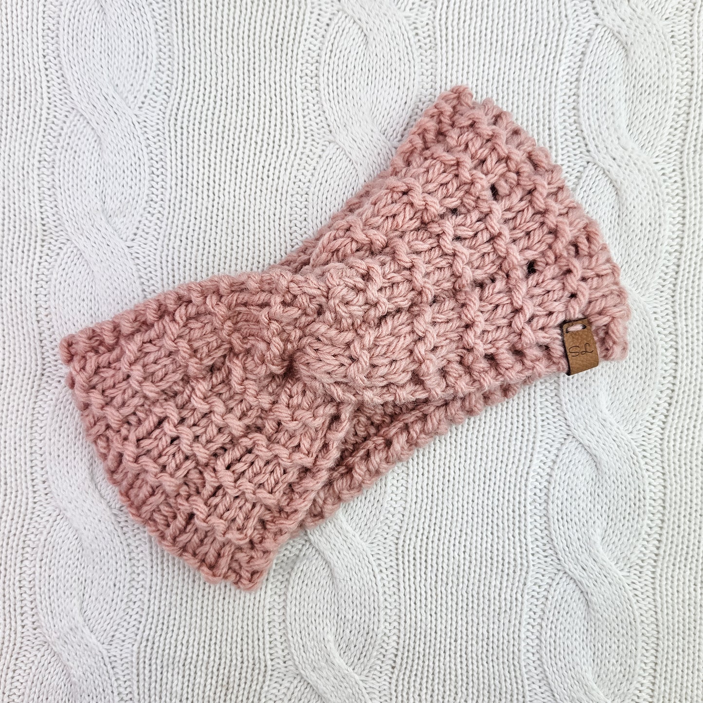 Cobblestone Earwarmer - Blush
