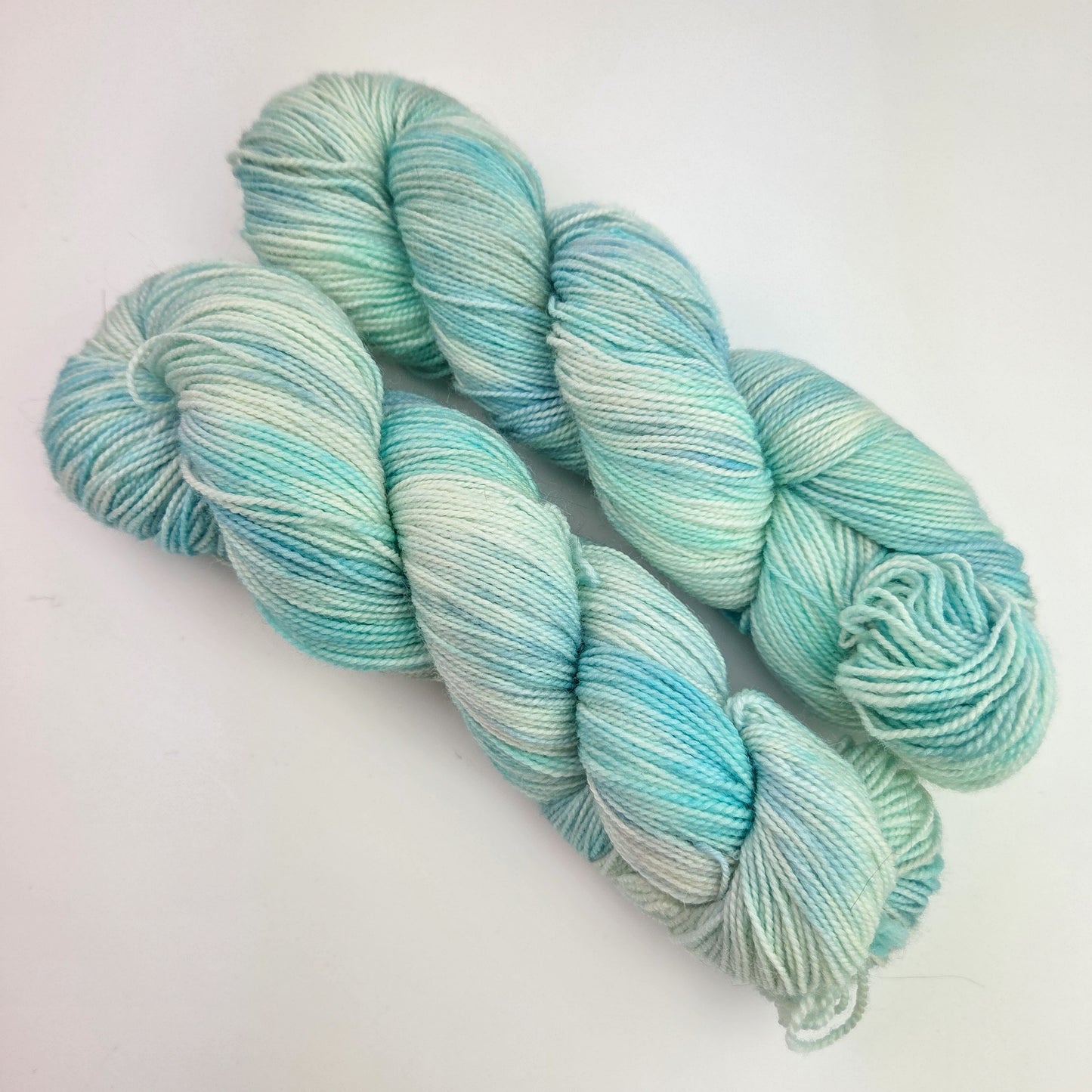 Hand Dyed Yarn - Seaglass on Fingering/Sock