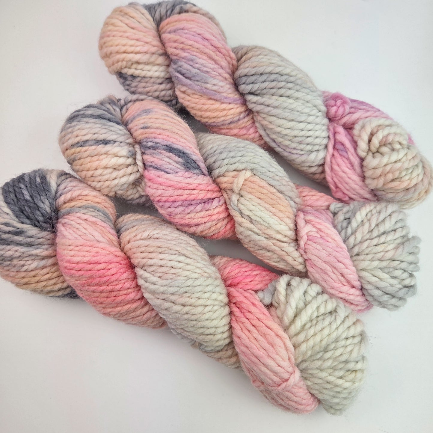 Hand Dyed Yarn - Finch - On Super Bulky Wool/Alpaca Blend