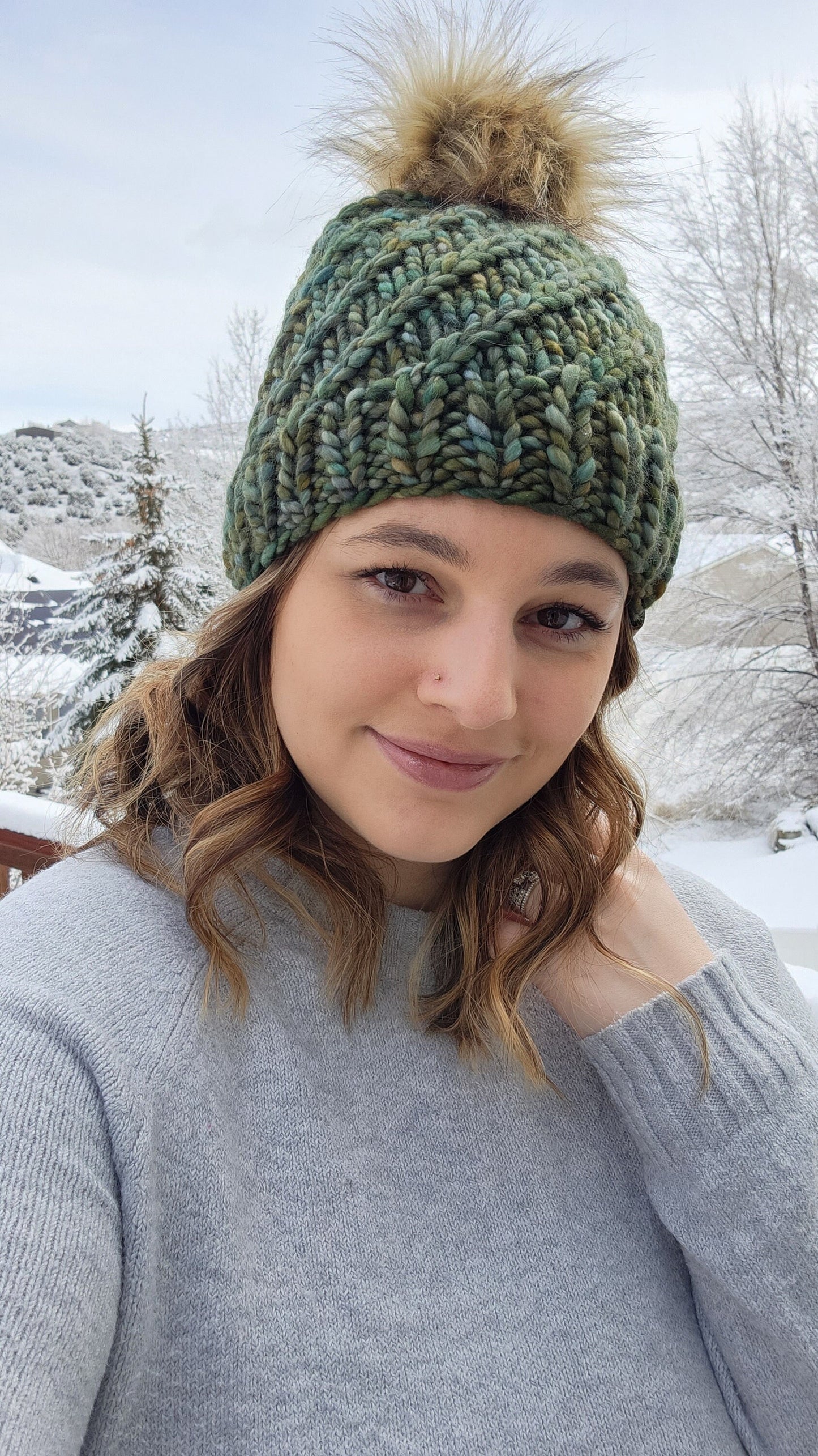 KNITTING PATTERN - Whirlwind Beanie