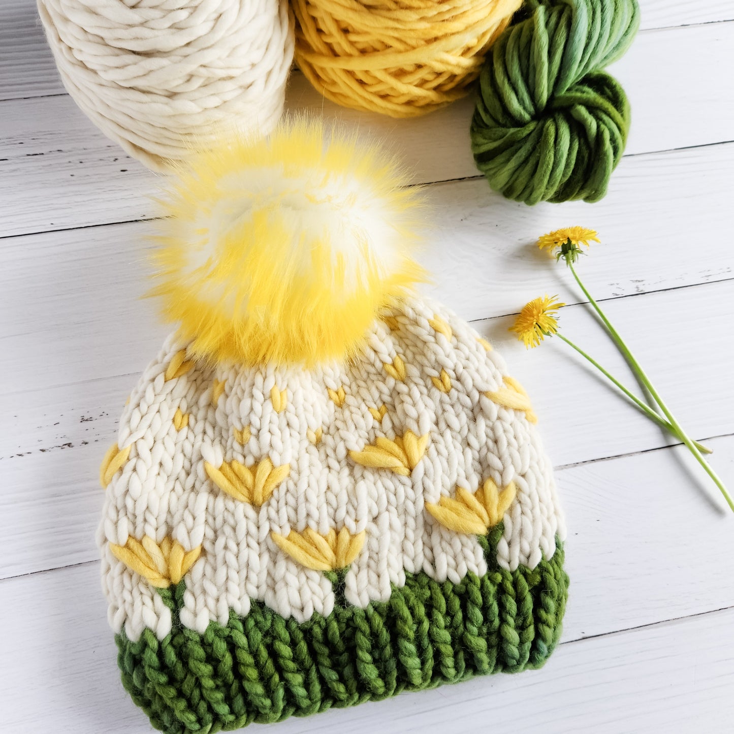 KNITTING PATTERN - Dandelion Hat