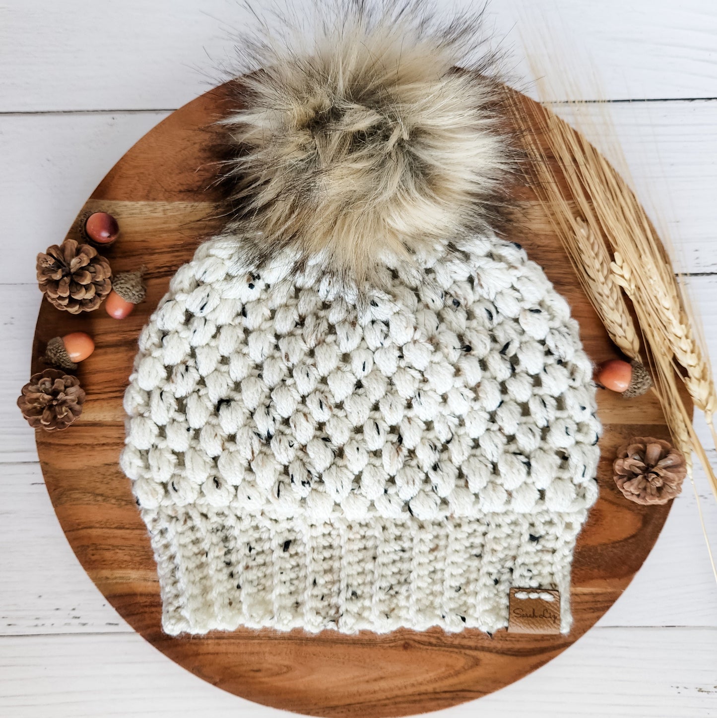 Coyote Faux Fur Pom