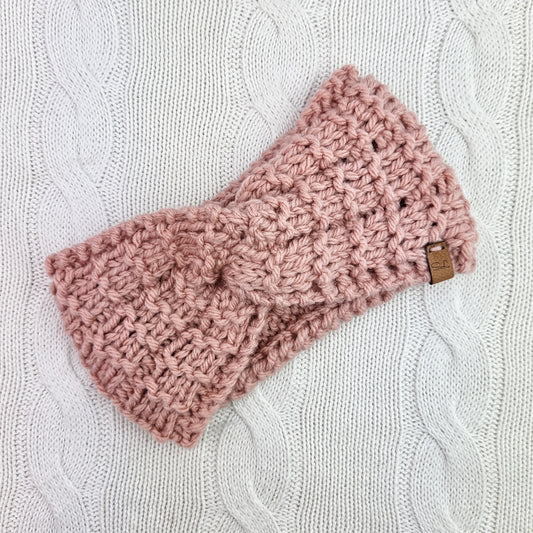 Cobblestone Earwarmer - Blush