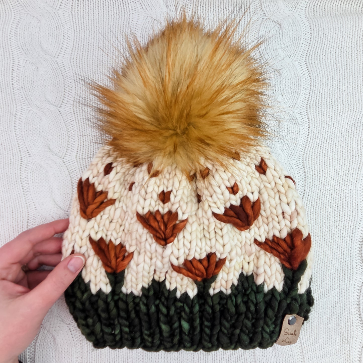 Dandelion Hat - Olive/Caramel