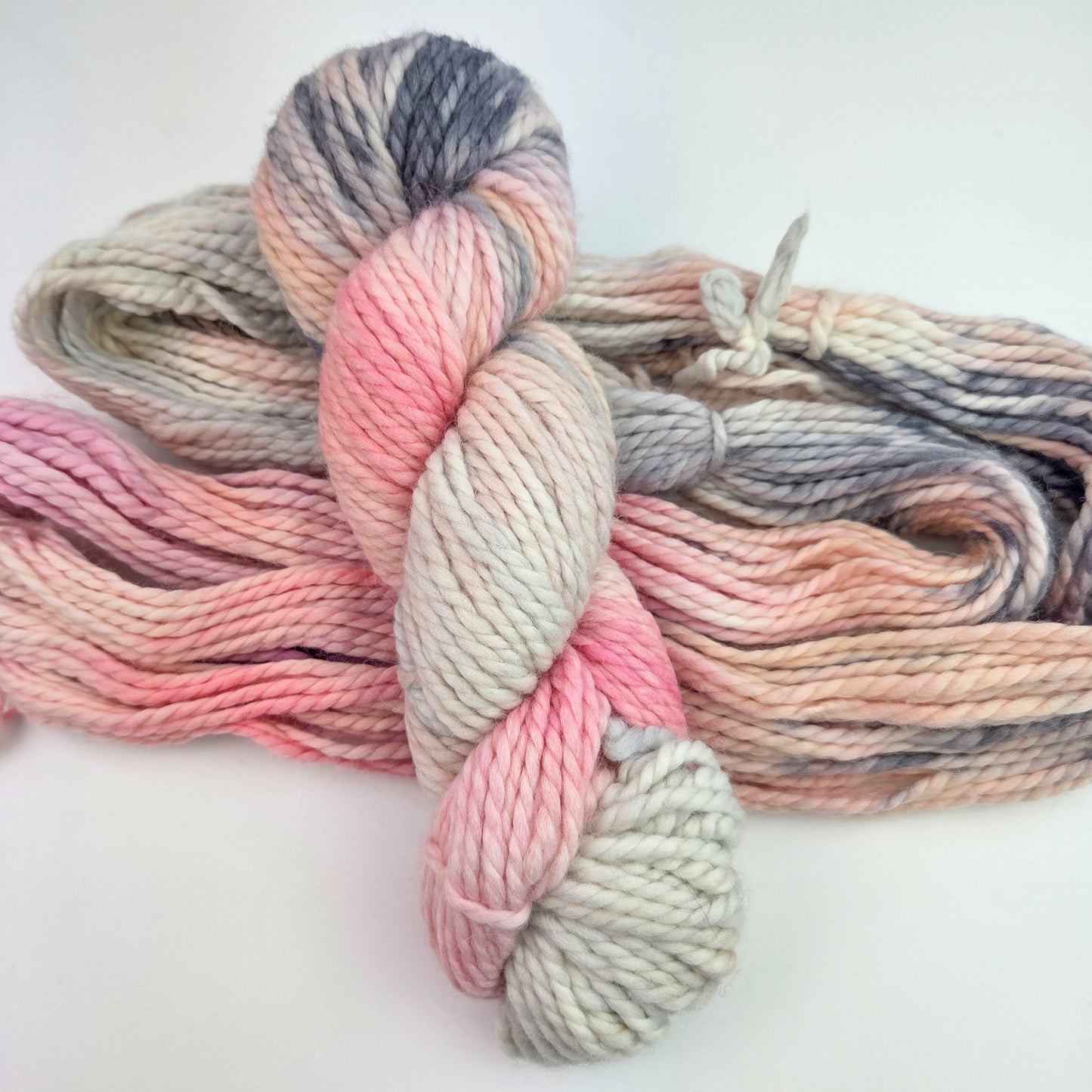 Hand Dyed Yarn - Finch - On Super Bulky Wool/Alpaca Blend