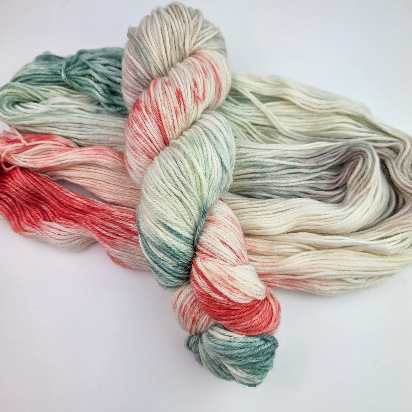 Hand Dyed Yarn - Peach Blossom on DK