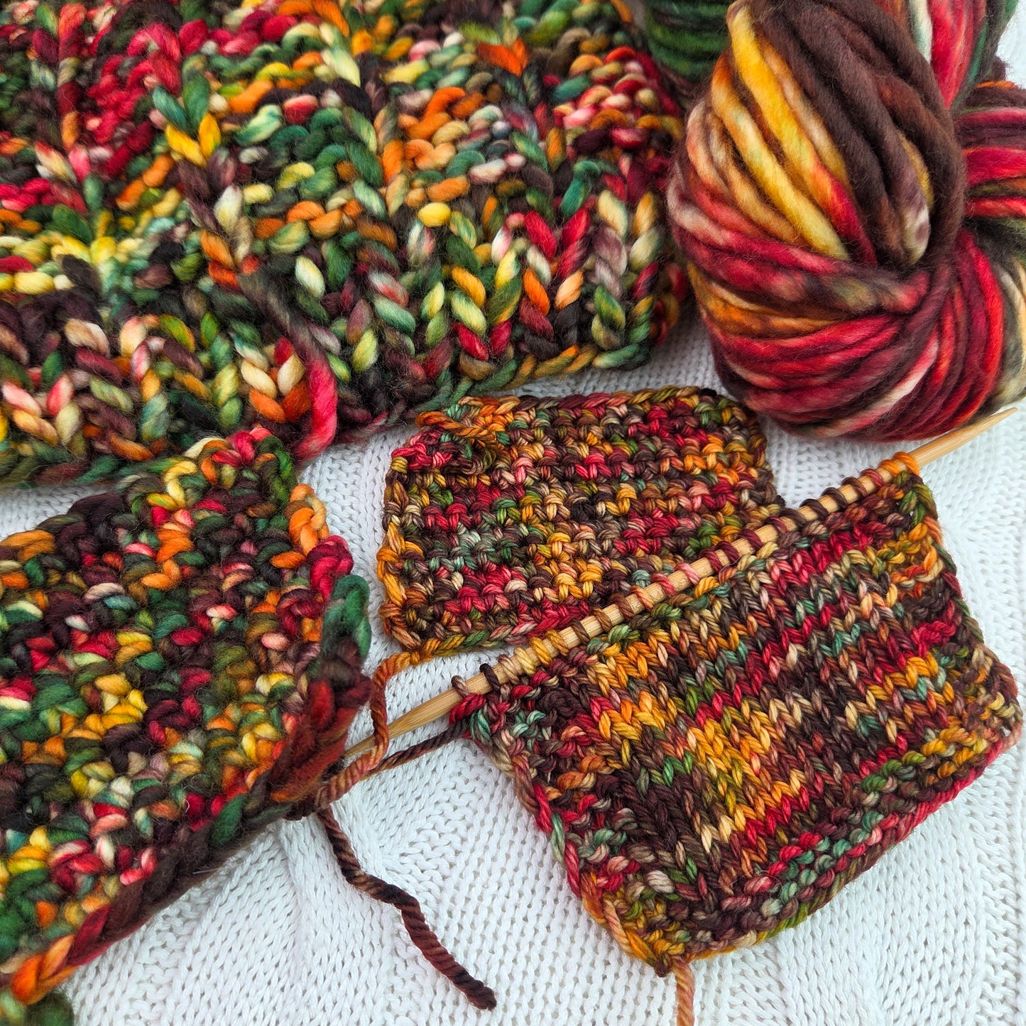 Hand dyed yarn - Fall Y'all