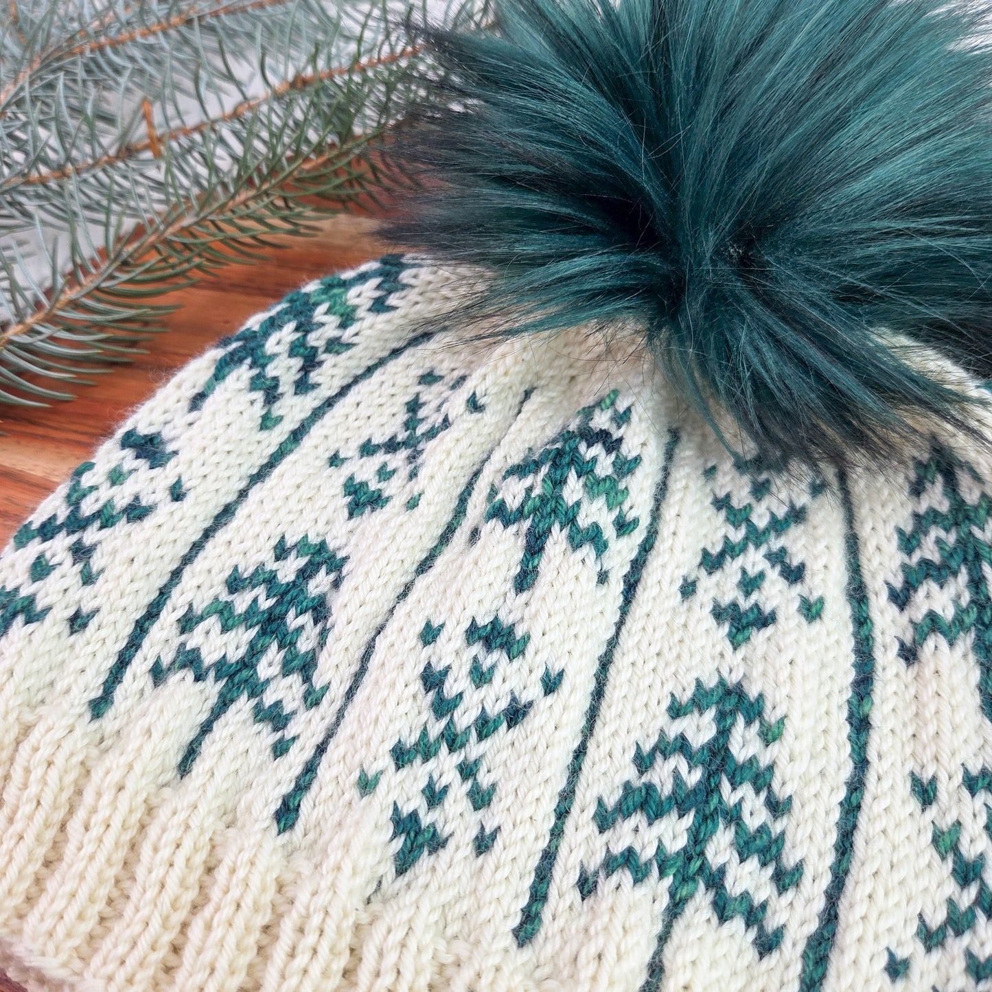 Knit Kit - Spruce Beanie - Pine
