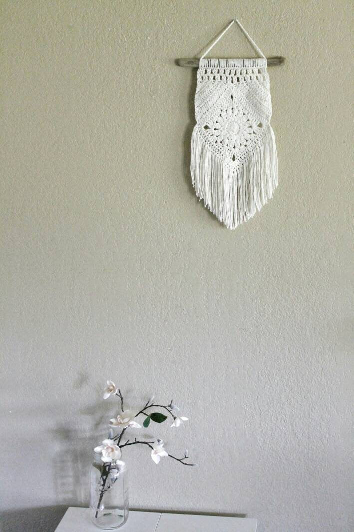 Crochet Wall Hanging With Fringe