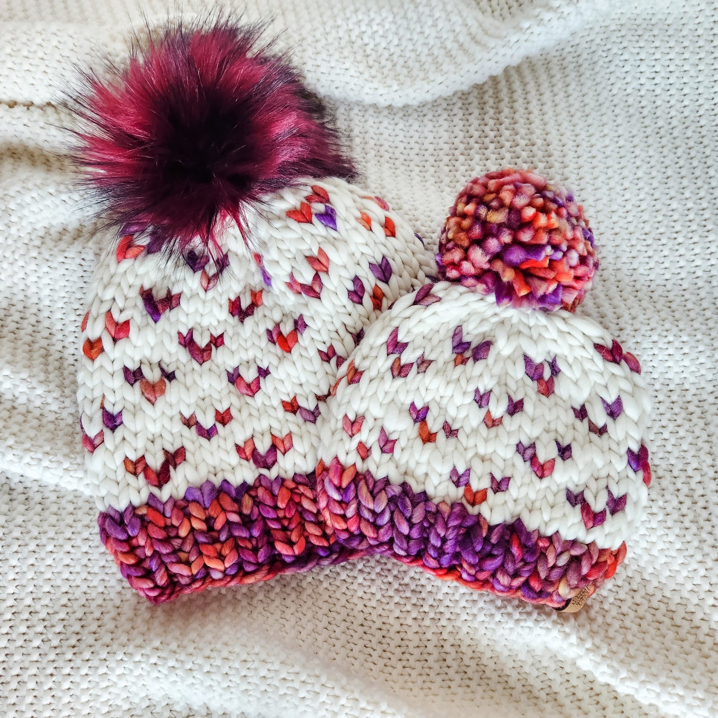 KNITTING PATTERN - Birds of a Feather Beanie