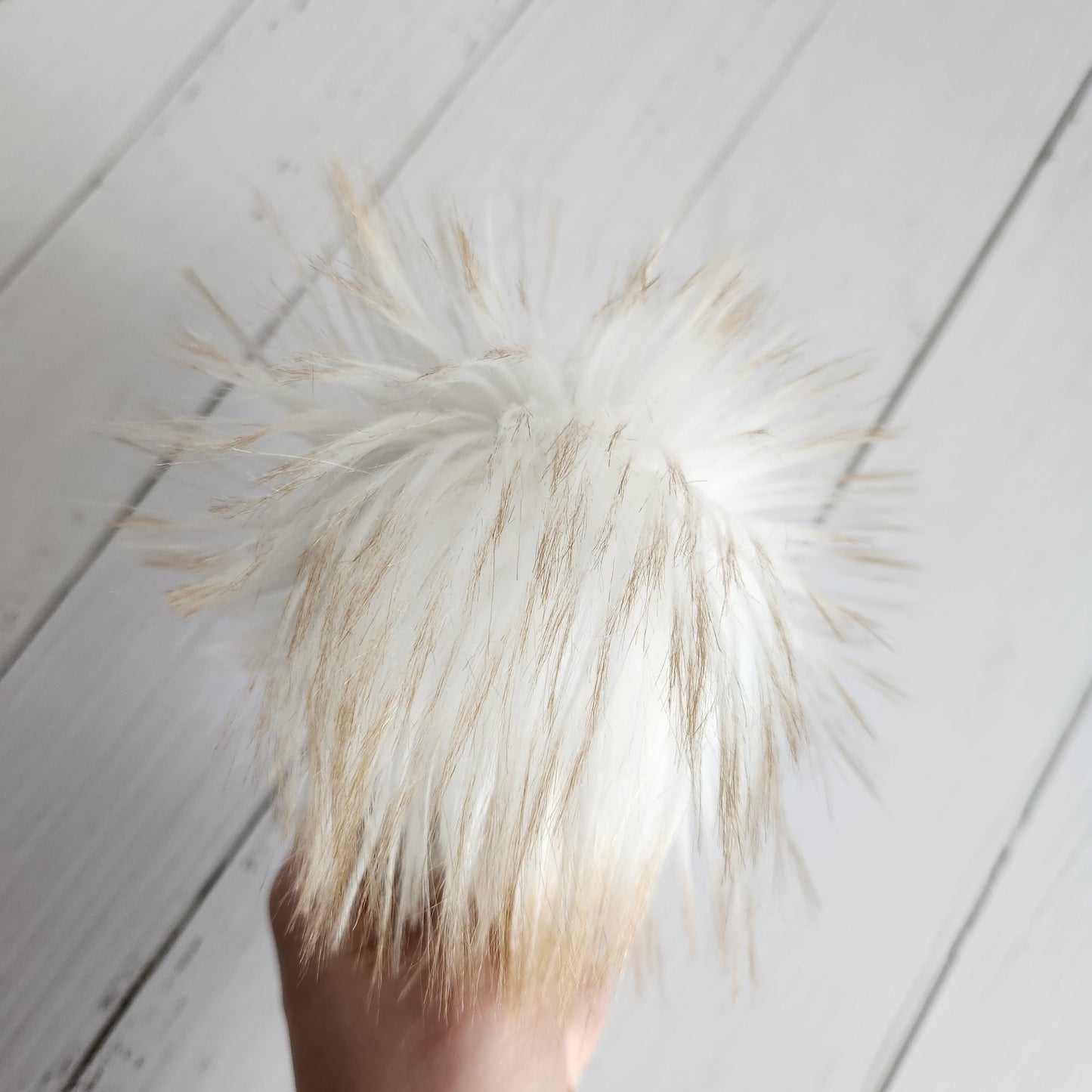 Coconut Faux Fur Pom