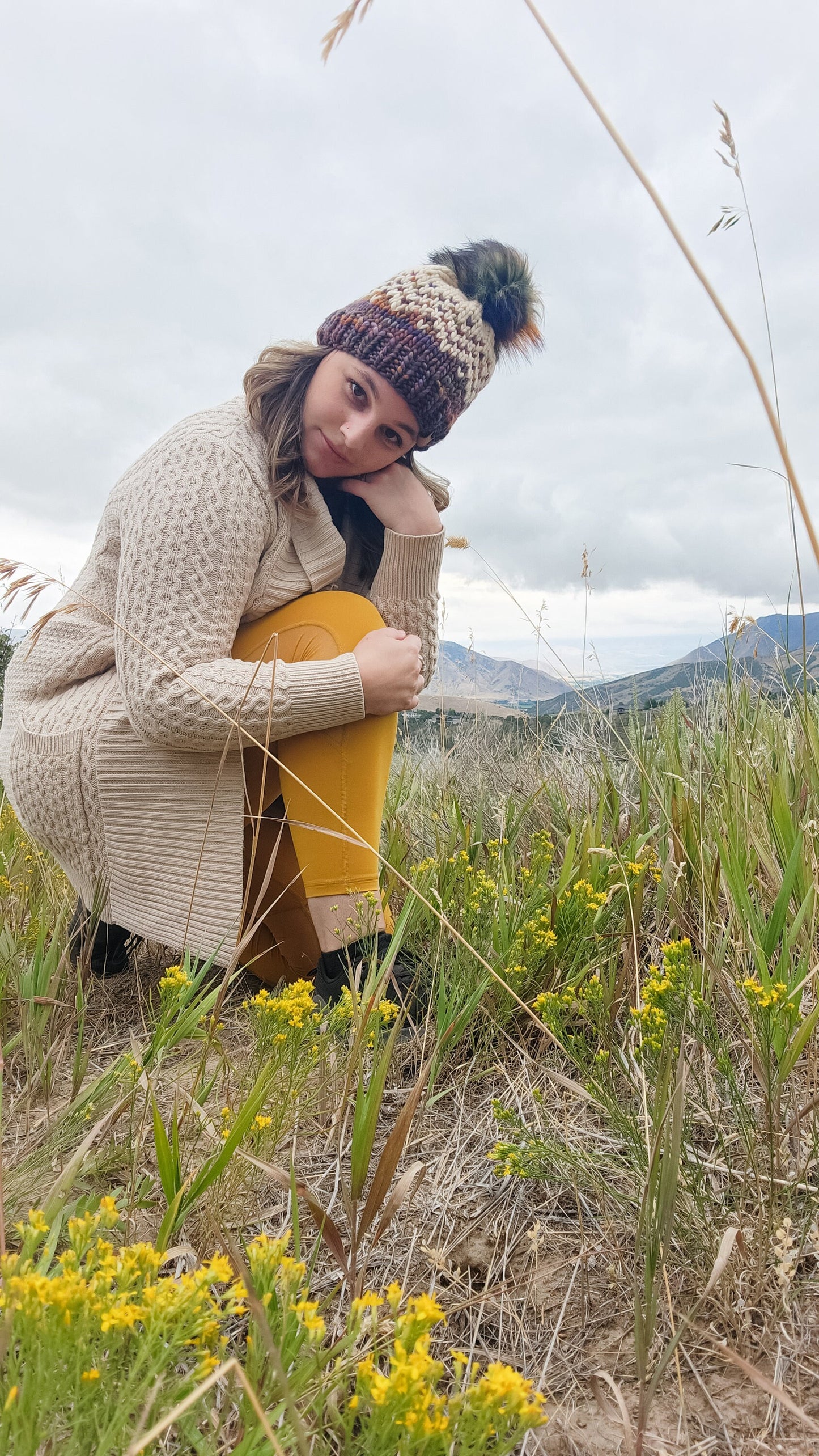 KNITTING PATTERN - Mountain Range Beanie