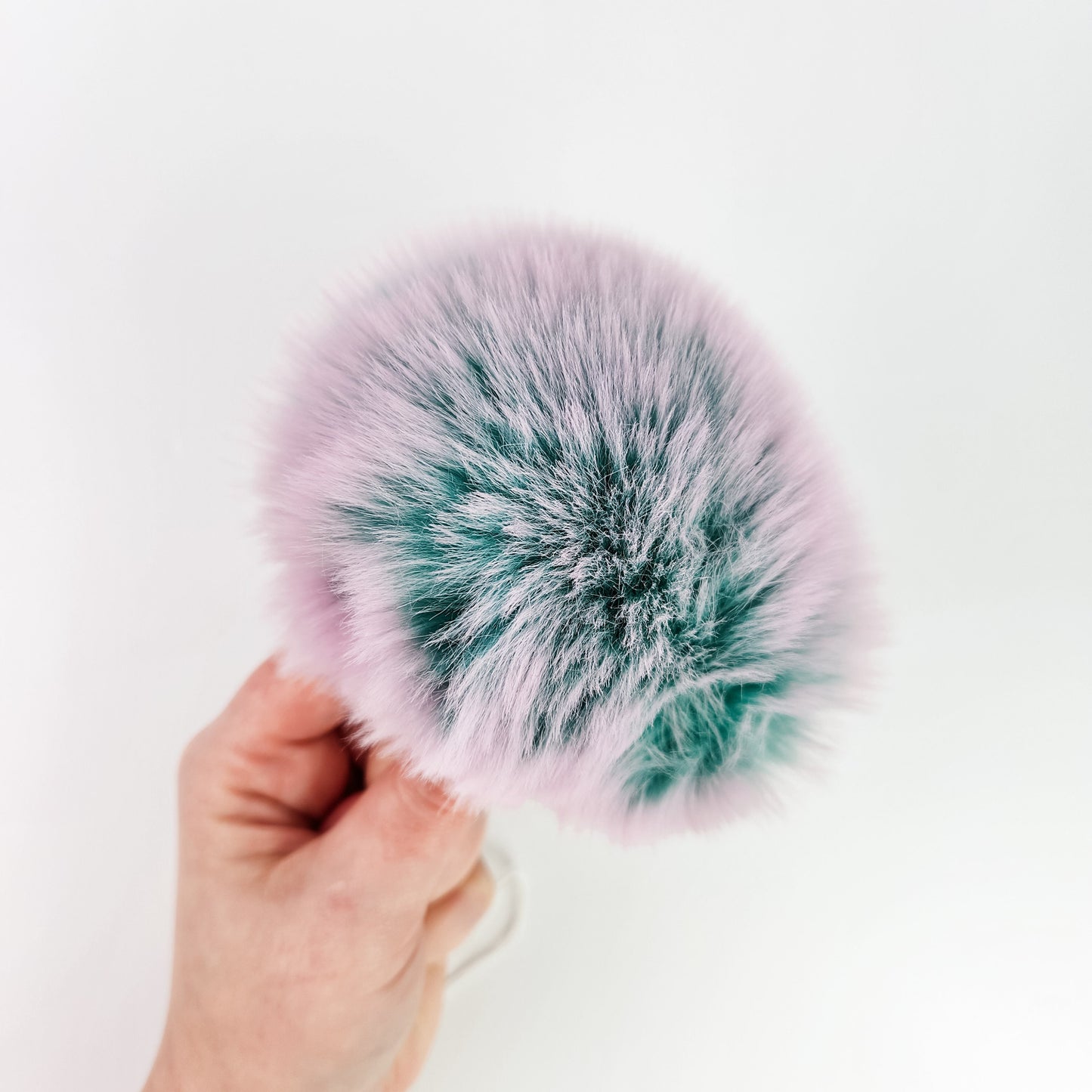 Lavender Fields Faux Fur Pom