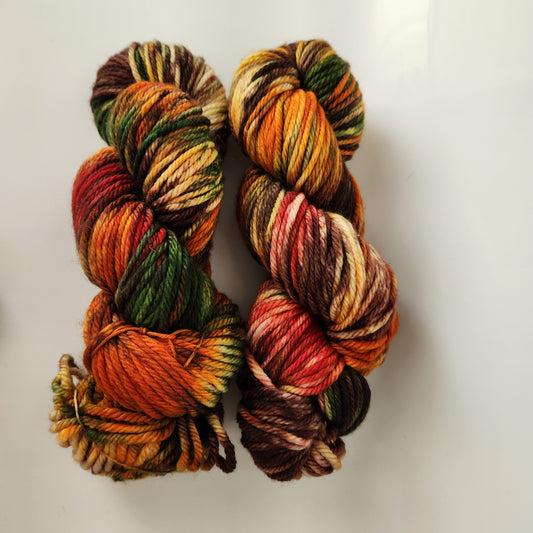 Fall Y'all Hand Dyed Yarn on Bulky Base