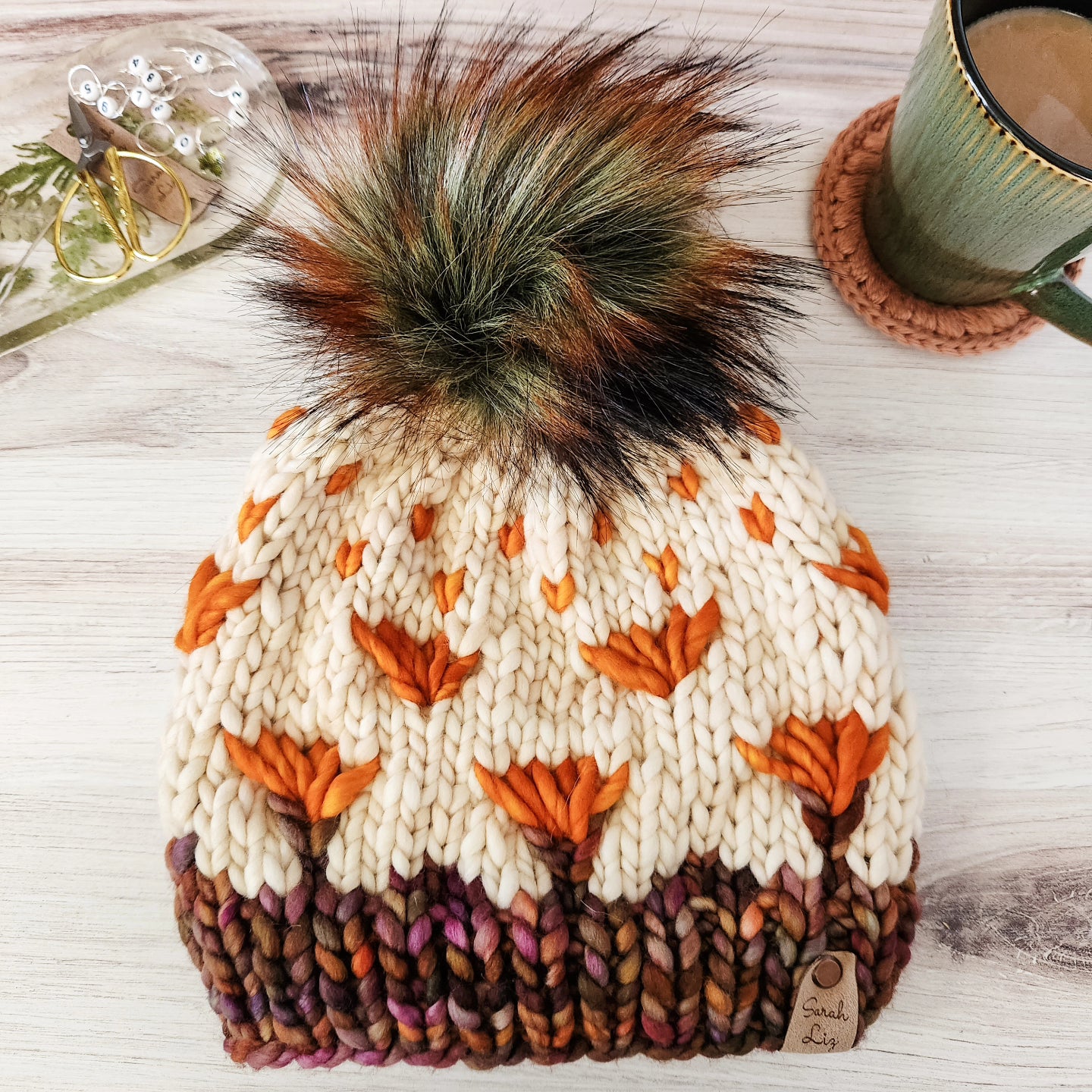 Dandelion Hat Knitting Kit - Autumn