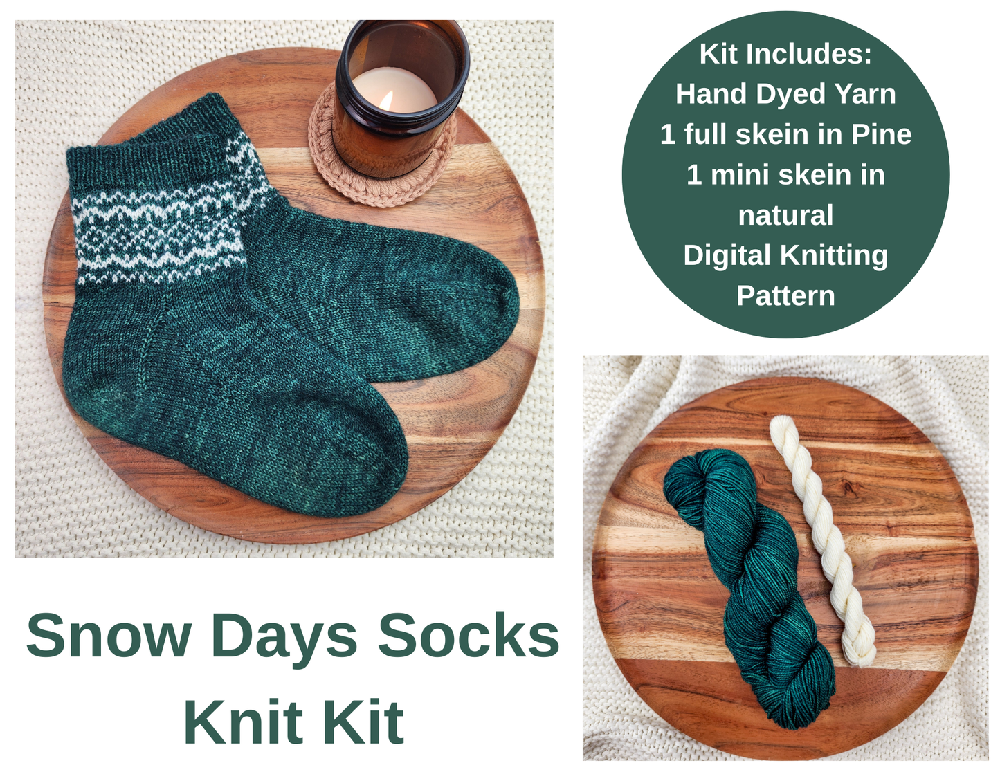 Knit Kit - Snow Days Socks