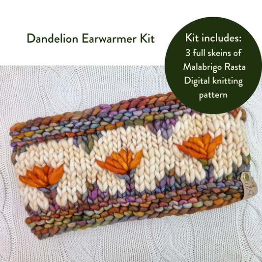 Dandelion Earwarmer Kit - Autumn