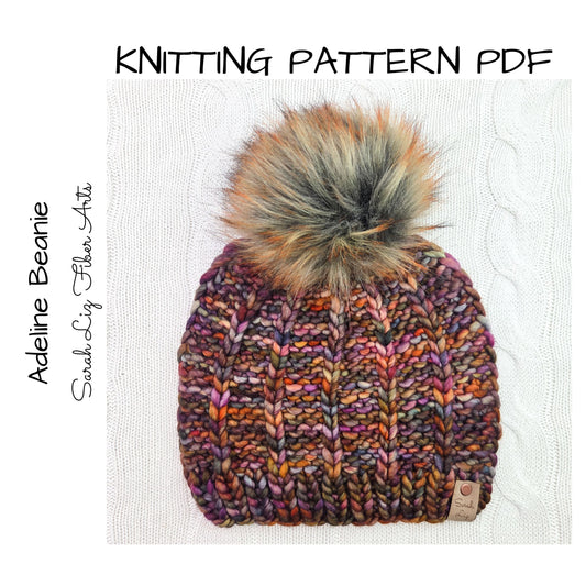 KNITTING PATTERN - Adeline Beanie