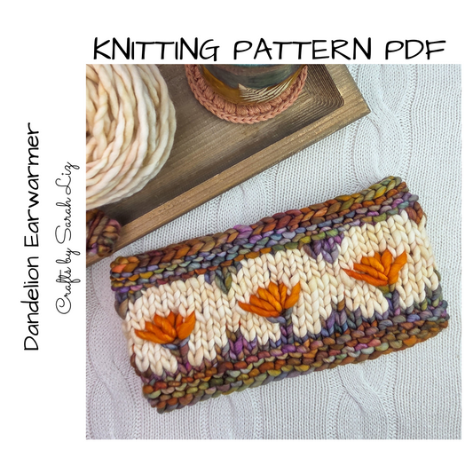 Knitting Pattern - Dandelion Earwarmer