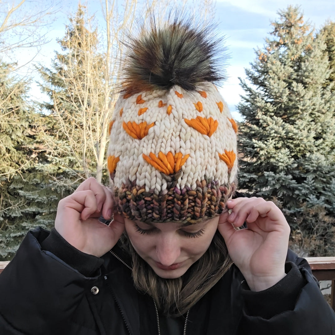 Dandelion Hat - Autumn colors