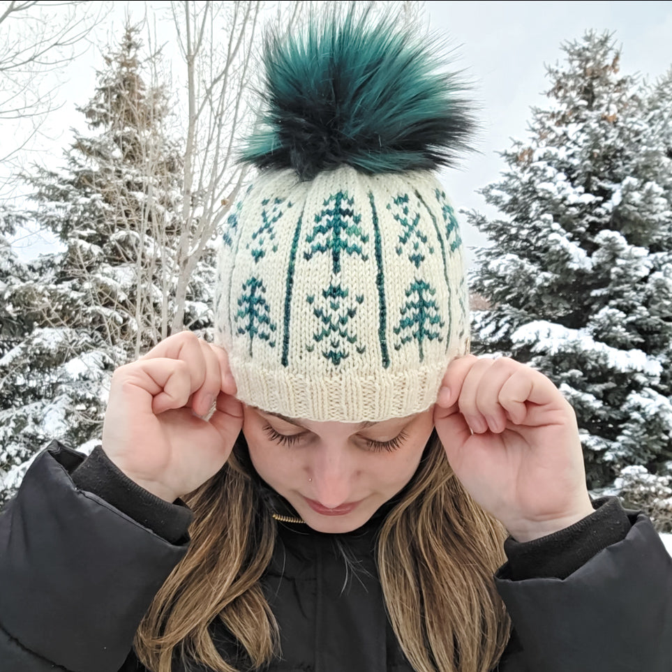 Knit Kit - Spruce Beanie - Pine