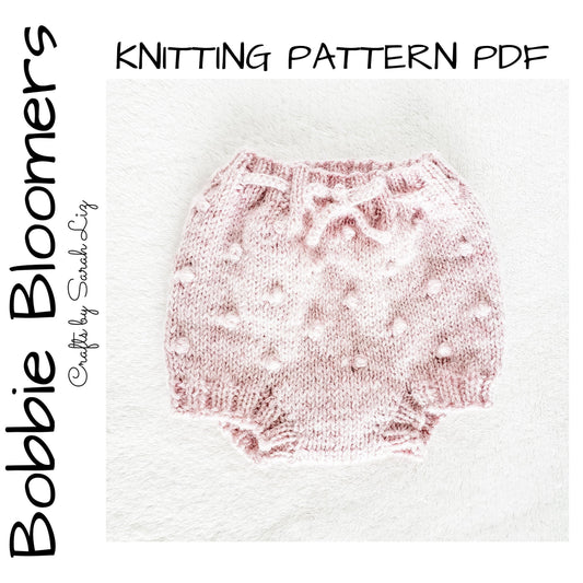 KNITTING PATTERN - Bobbie Bloomers