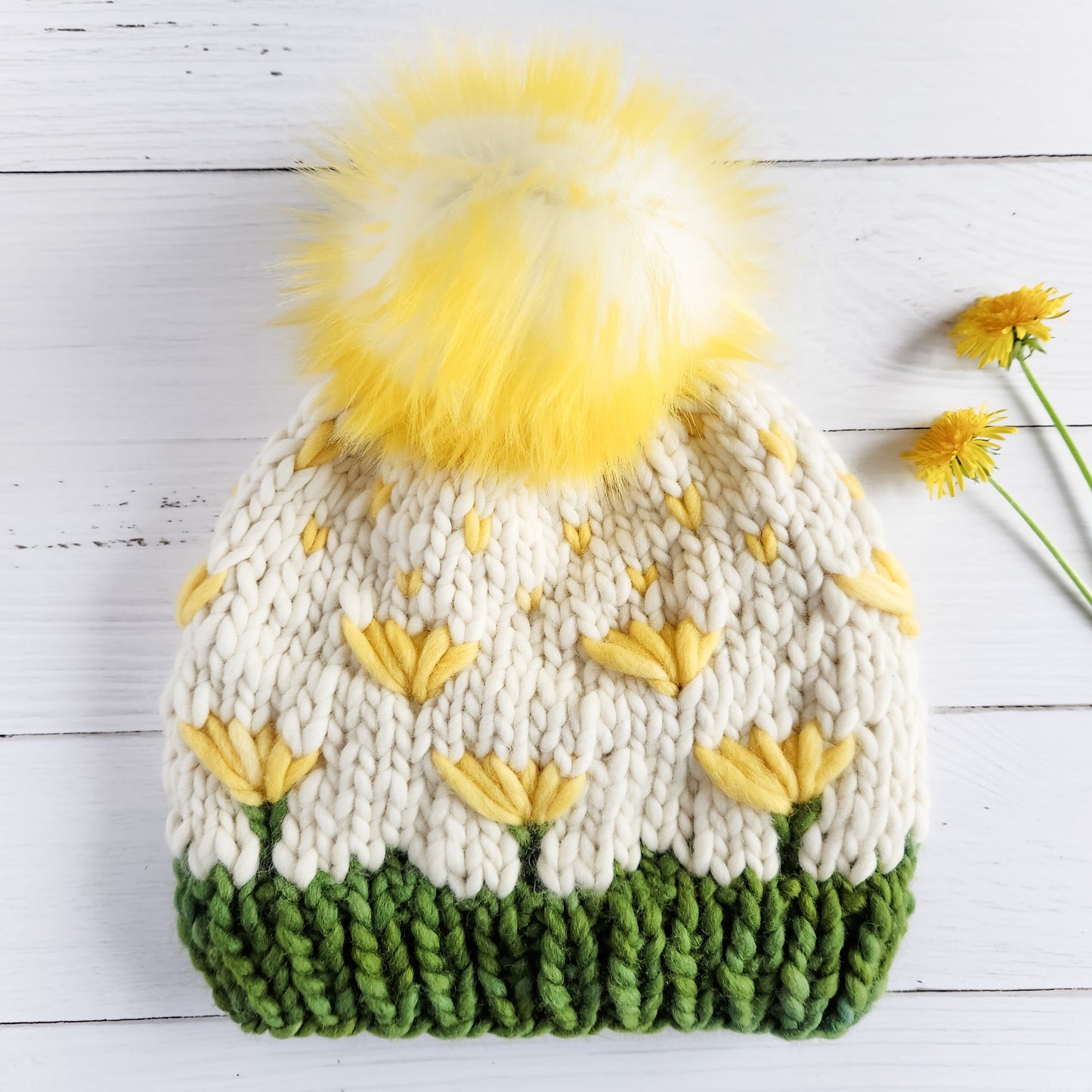 KNITTING PATTERN - Dandelion Hat