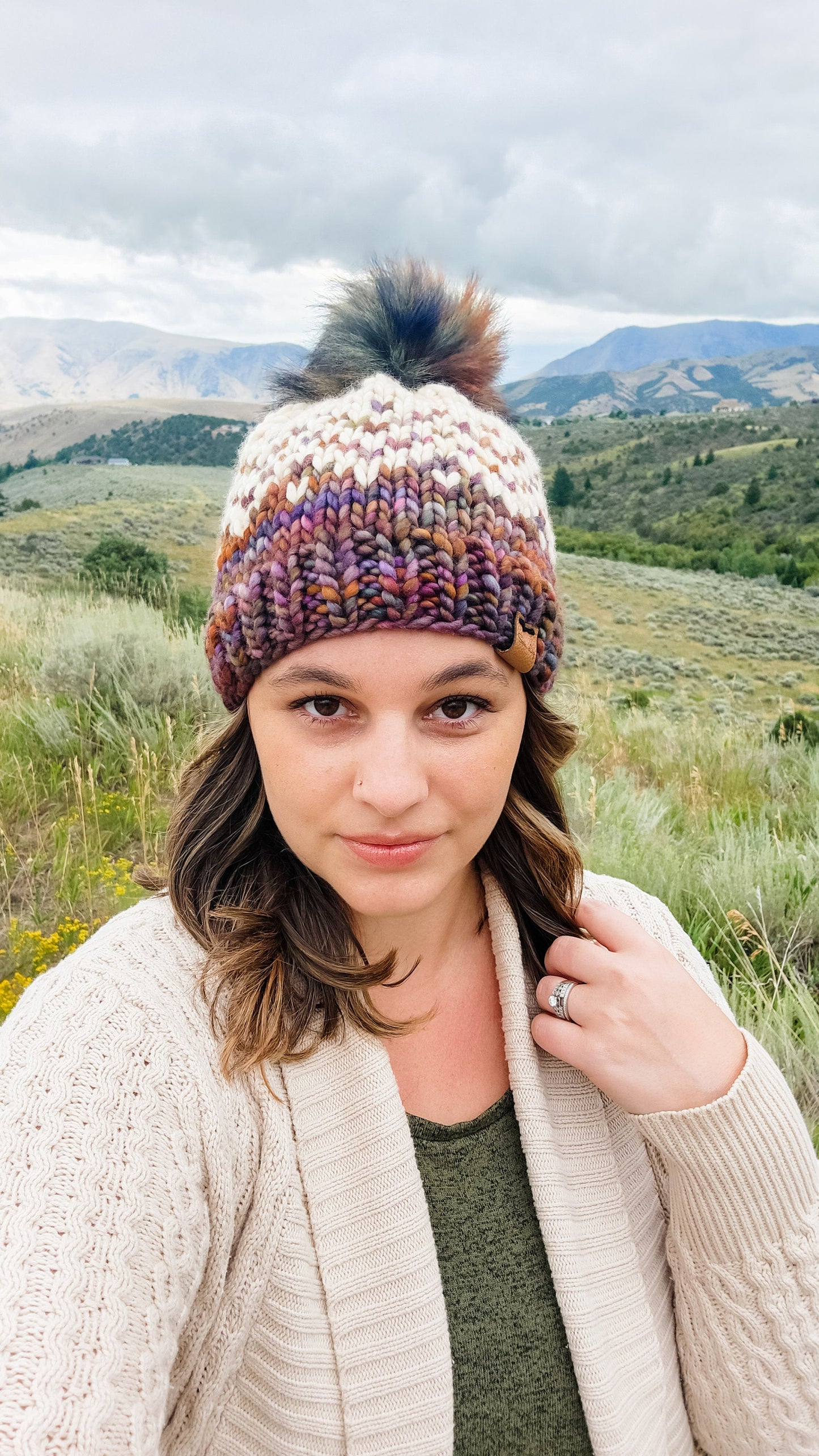 KNITTING PATTERN - Mountain Range Beanie