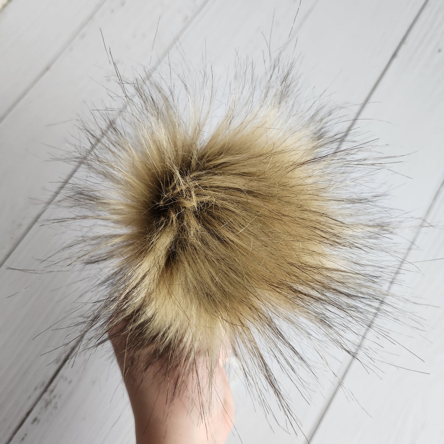 Coyote Faux Fur Pom