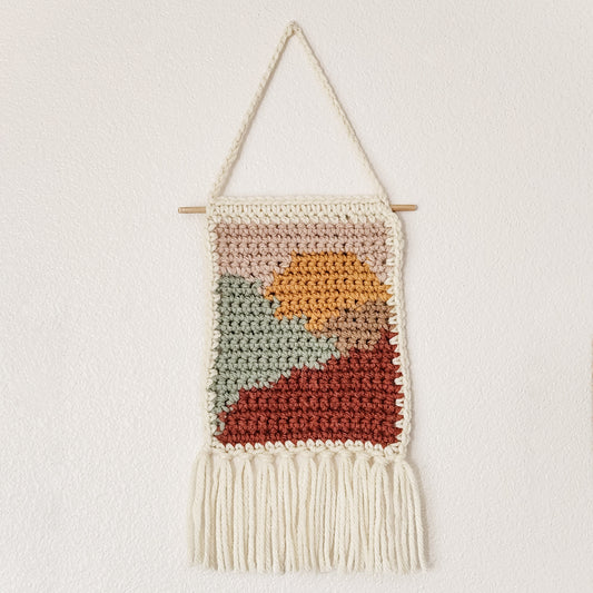 PREORDER - Mountain Sunset Wall Hanging