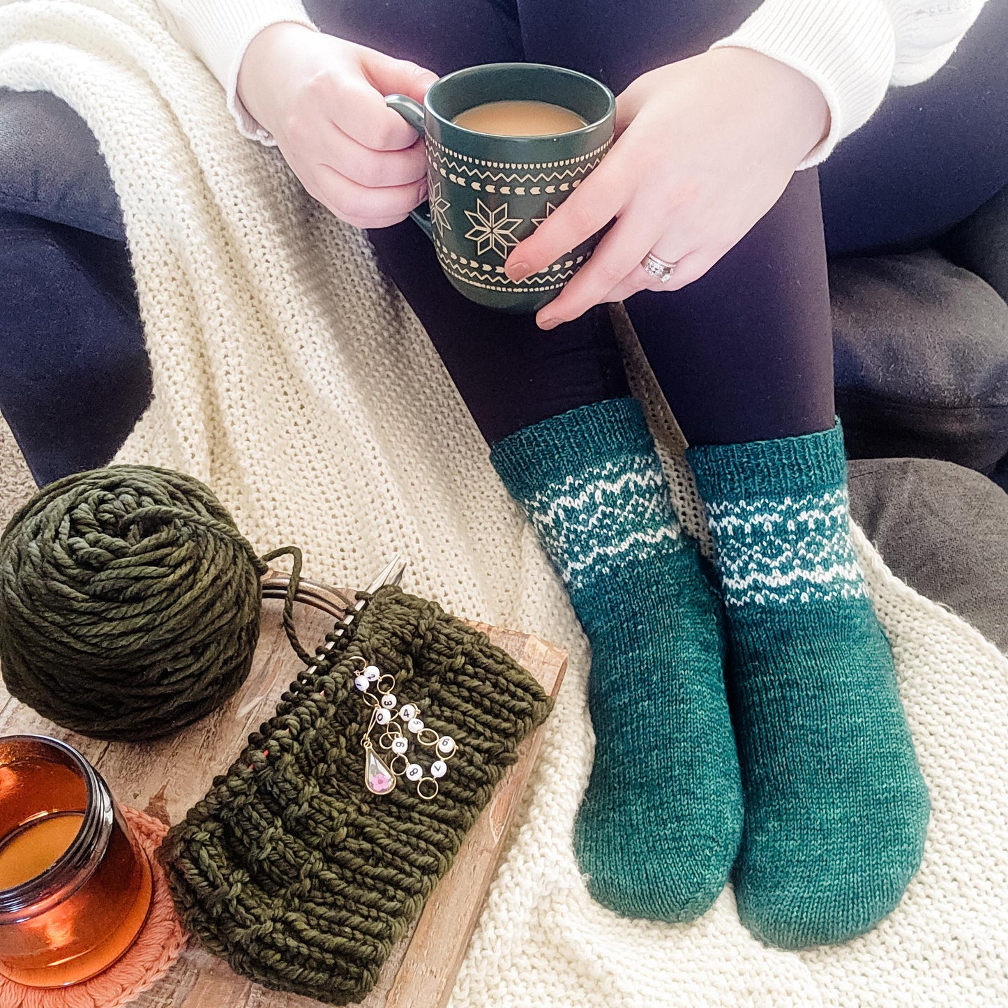 KNITTING PATTERN - Snow Days Socks