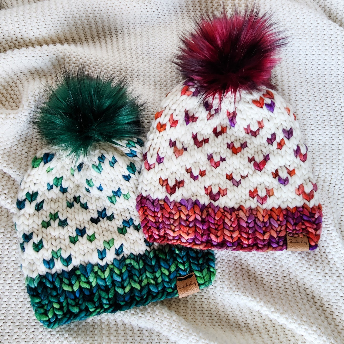 KNITTING PATTERN - Birds of a Feather Beanie