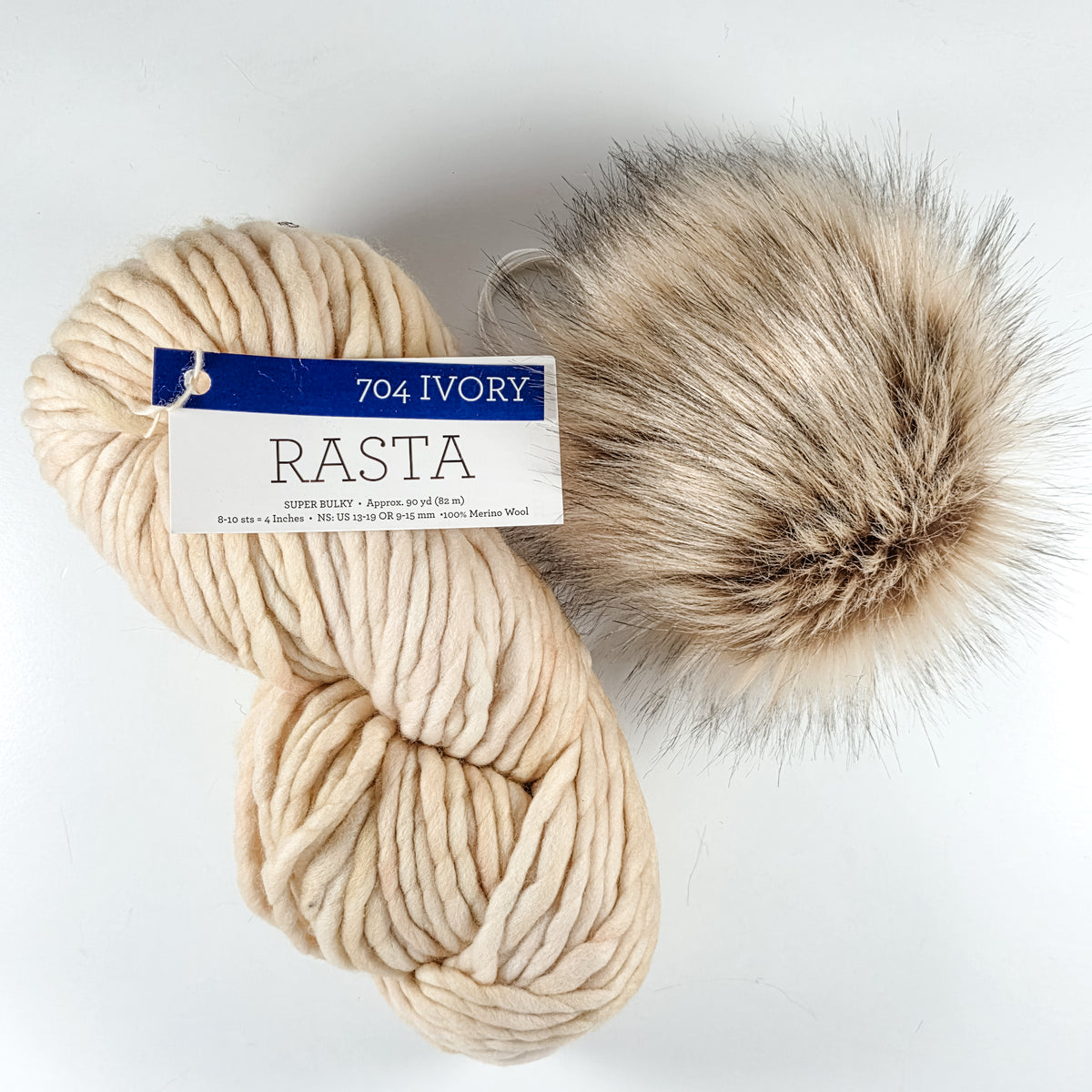 Malabrigo Rasta Yarn Kit - Ivory