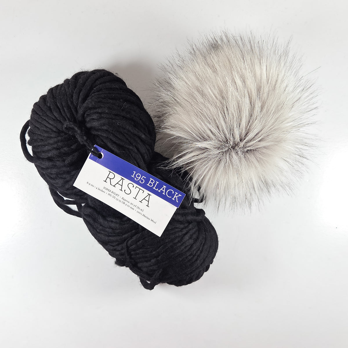 Malabrigo Rasta Yarn Kit - Black