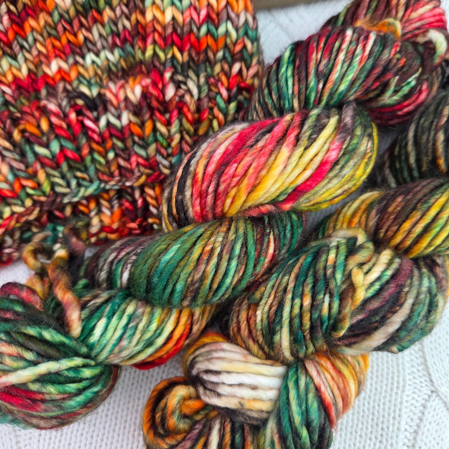 Hand dyed yarn - Fall Y'all