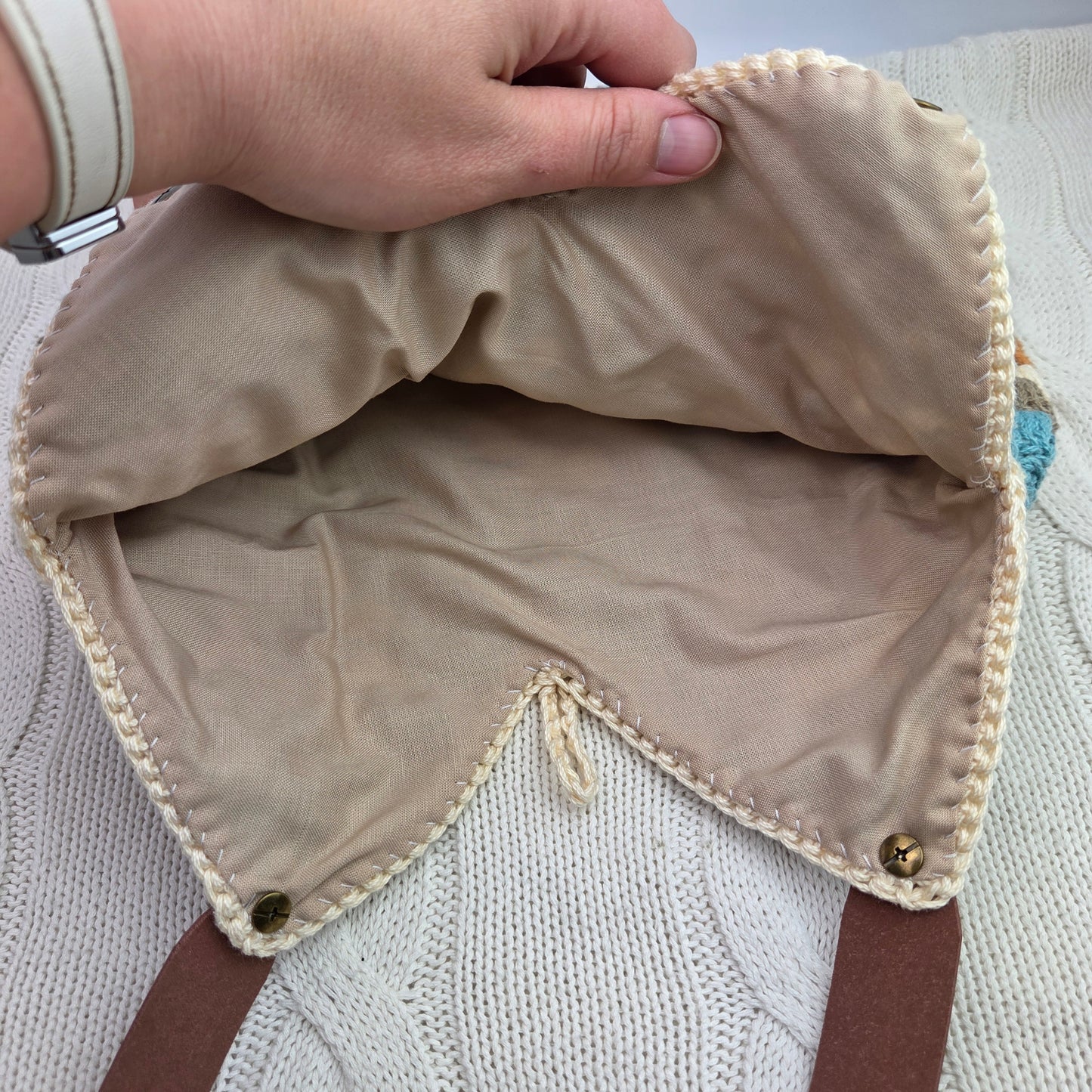 Daisy Granny Square Purse