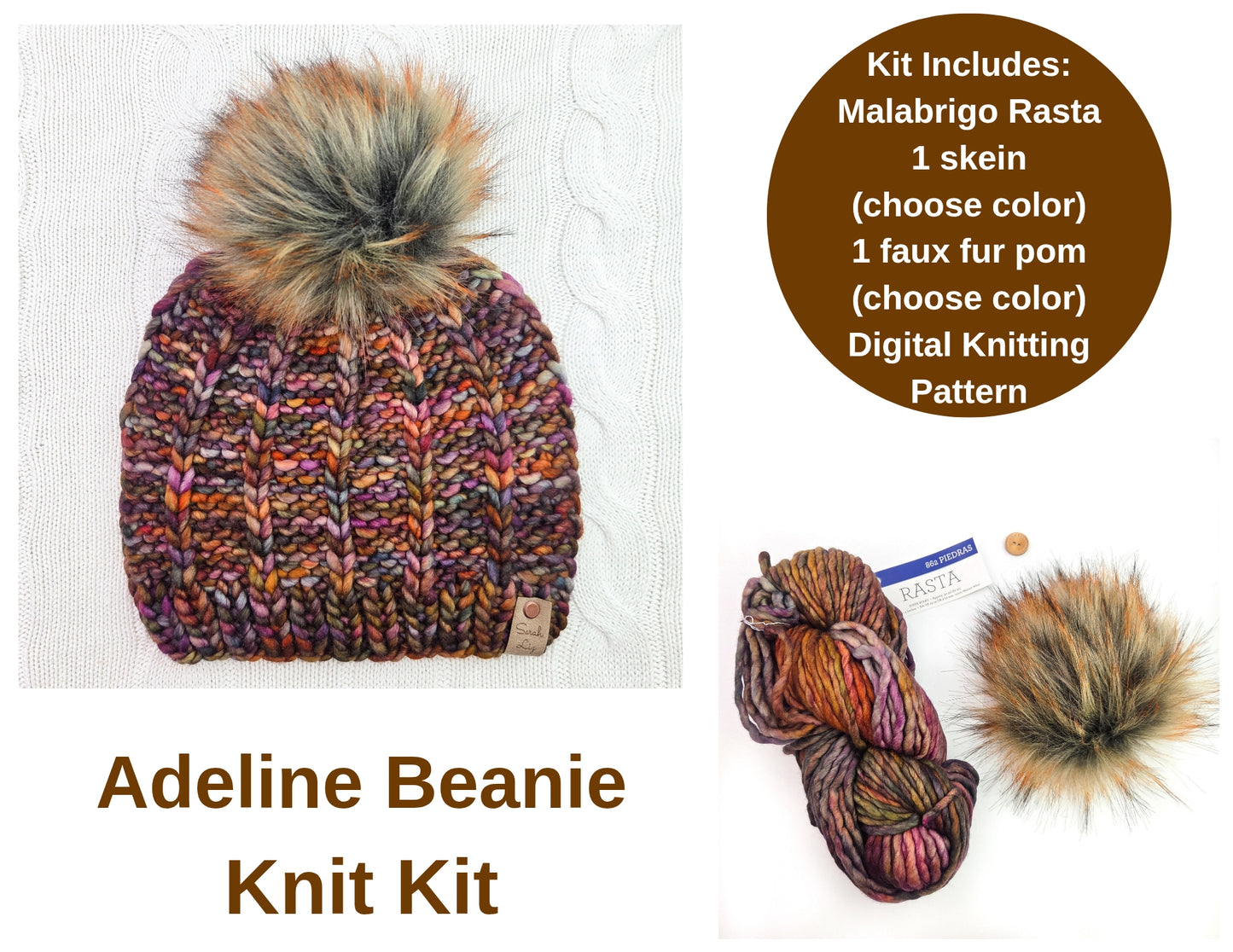 Knit Kit - Adeline Beanie