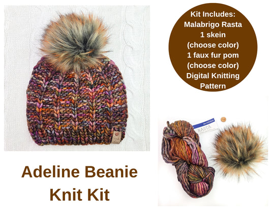 Knit Kit - Adeline Beanie