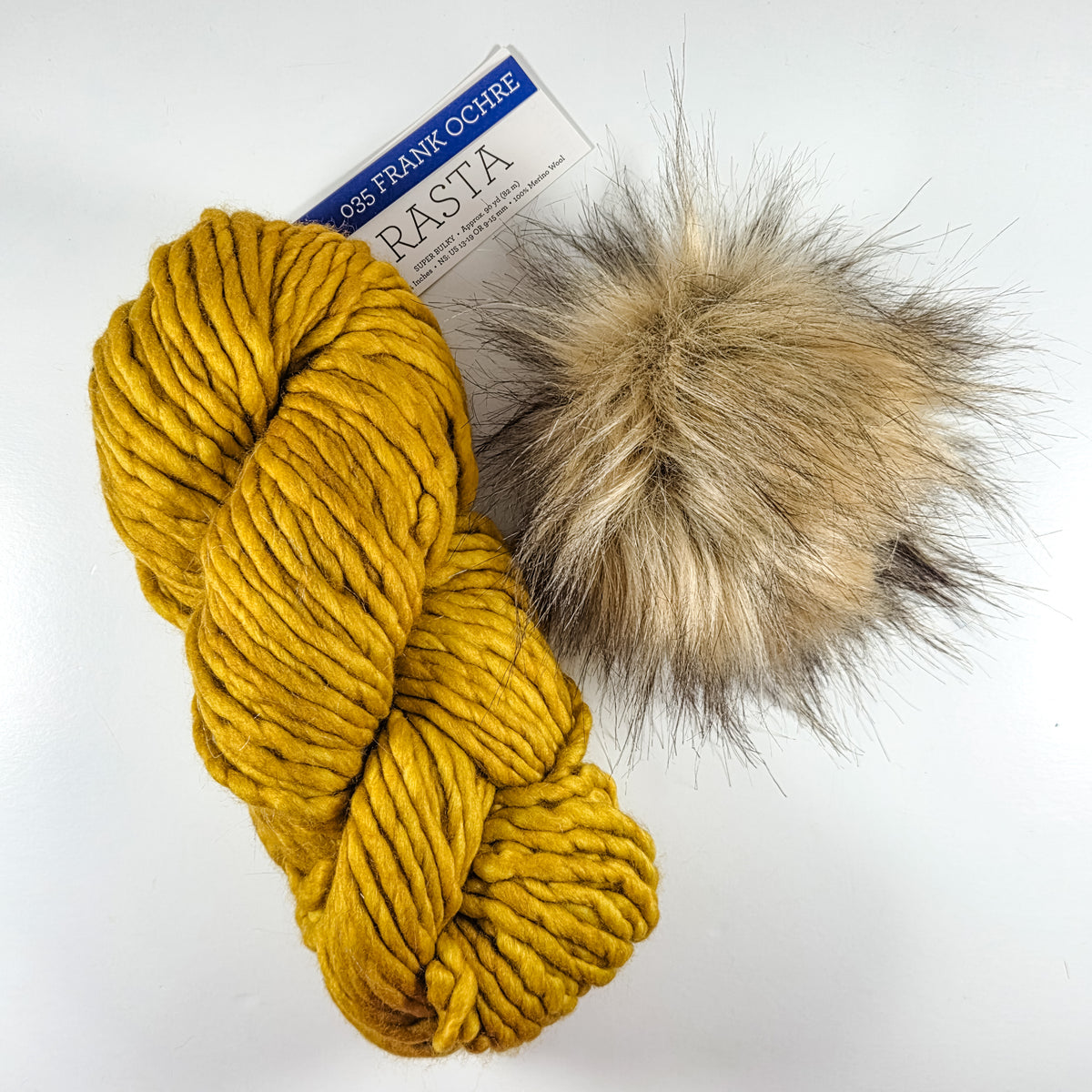 Malabrigo Rasta Yarn Kit - Frank Ochre